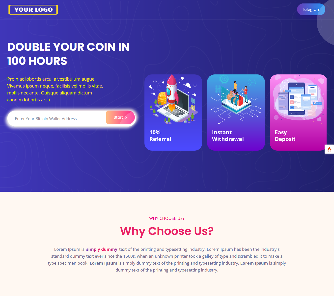 Bitcoin Doubler Script And Doubler Premium Template S07