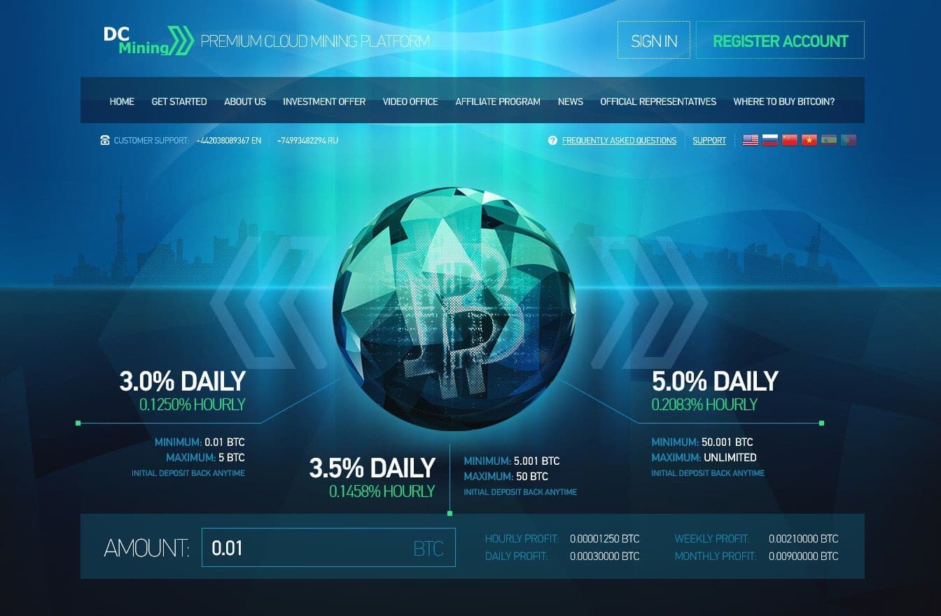 Bitcoin Enabled Hyip Script With Mining Theme V3 | Latest Updated