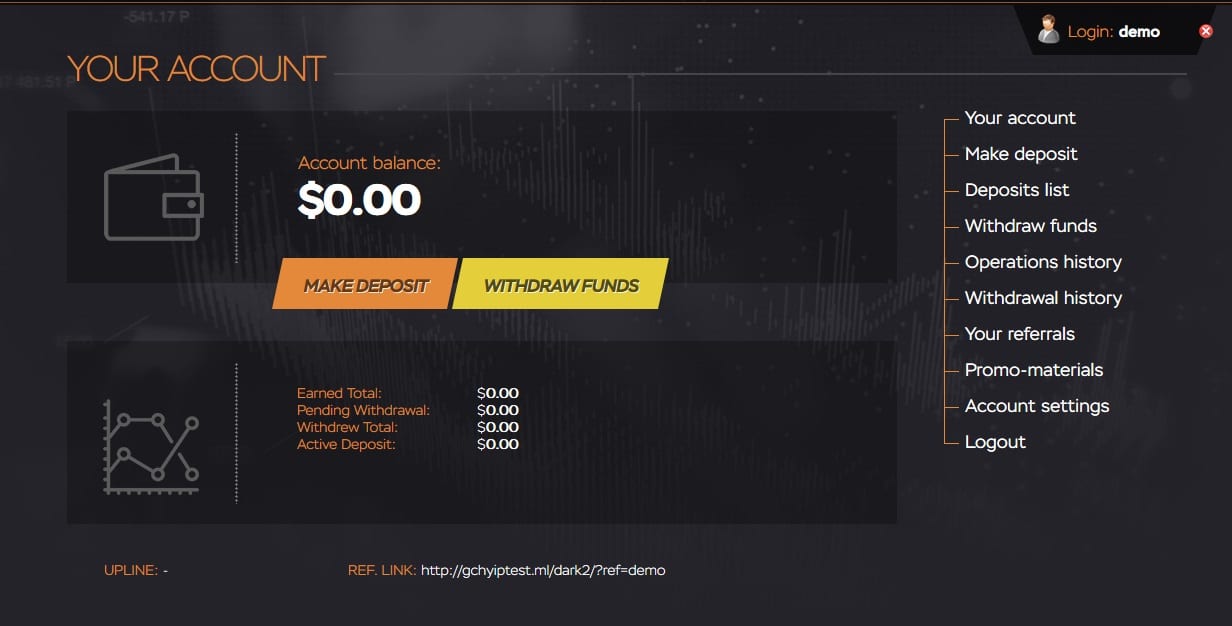 Bitcoin Hyip Script Pro New Dark Version Free Installation | TheHyipShop