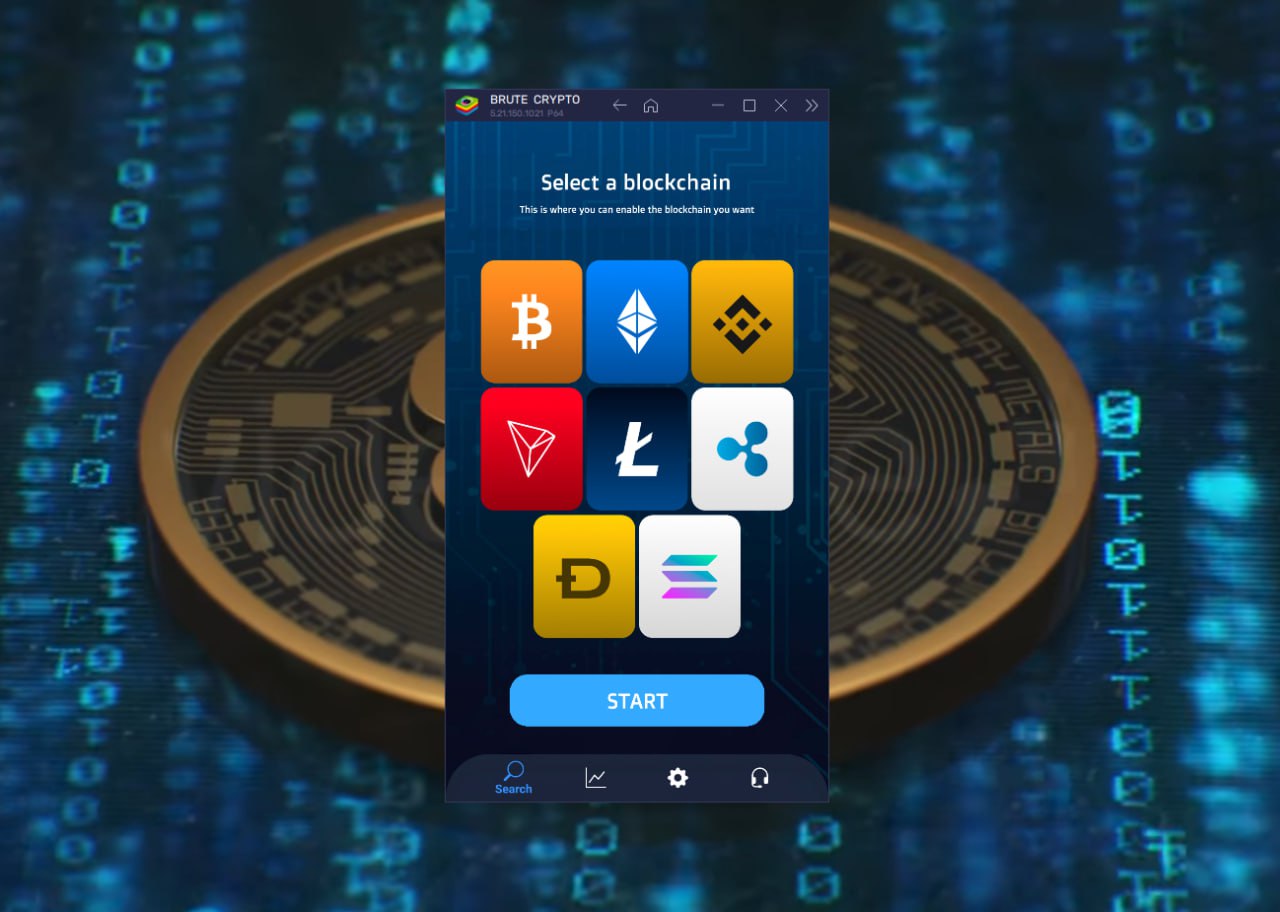 🔐 Brute Crypto Mobile App Software ( ALL COINS SOFTWARE )