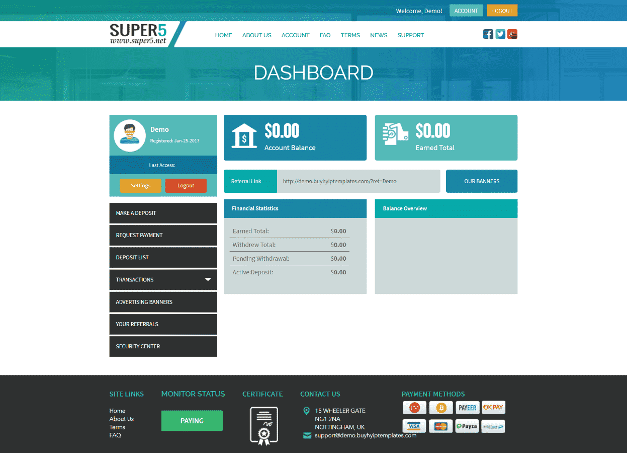 Buy Bitcoin Hyip Script Pro Script Software Latest Version |TheHyipShop