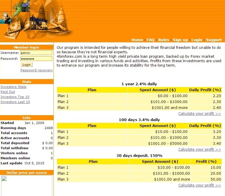 Gold Coders Custom Template Design - TheHyipShop