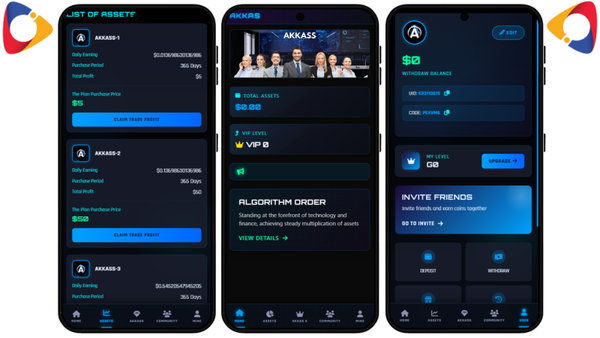 Hyip AKKAS INVESTIMENT Php Script