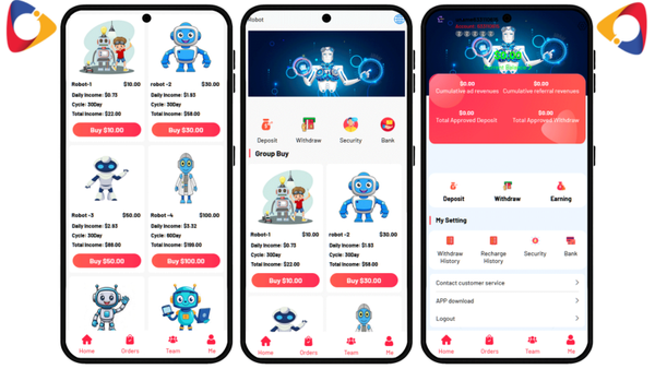 Hyip ROBOT INVEST WHITE php Script