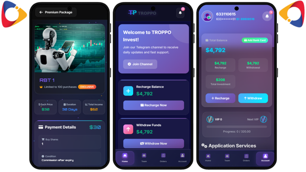 Hyip TROPPO INVEST Php Script