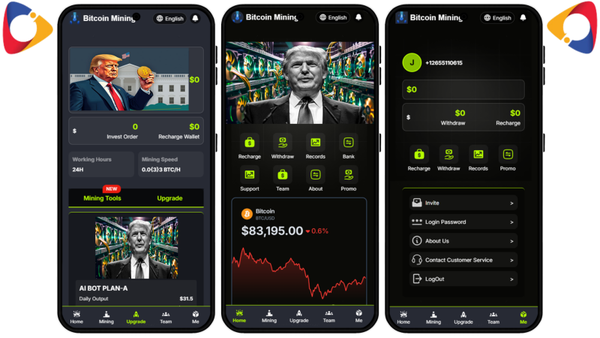 Hyip TRUMP MINING Php Script