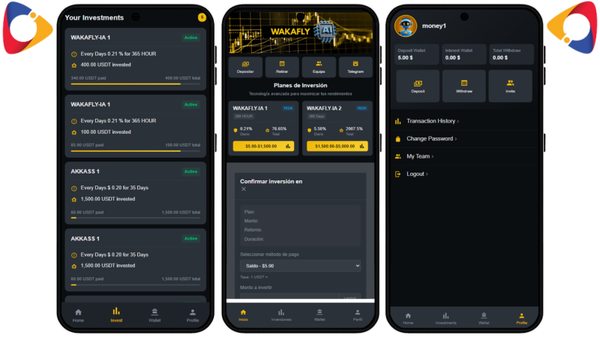 Hyip WAKAFLY AI INVESTIMENT Php Script