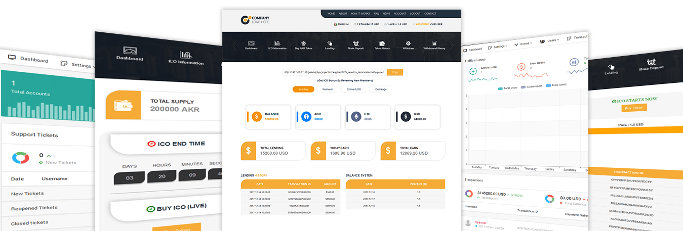 Initial coin offering website Script | ICO Software | ICO Hyip script