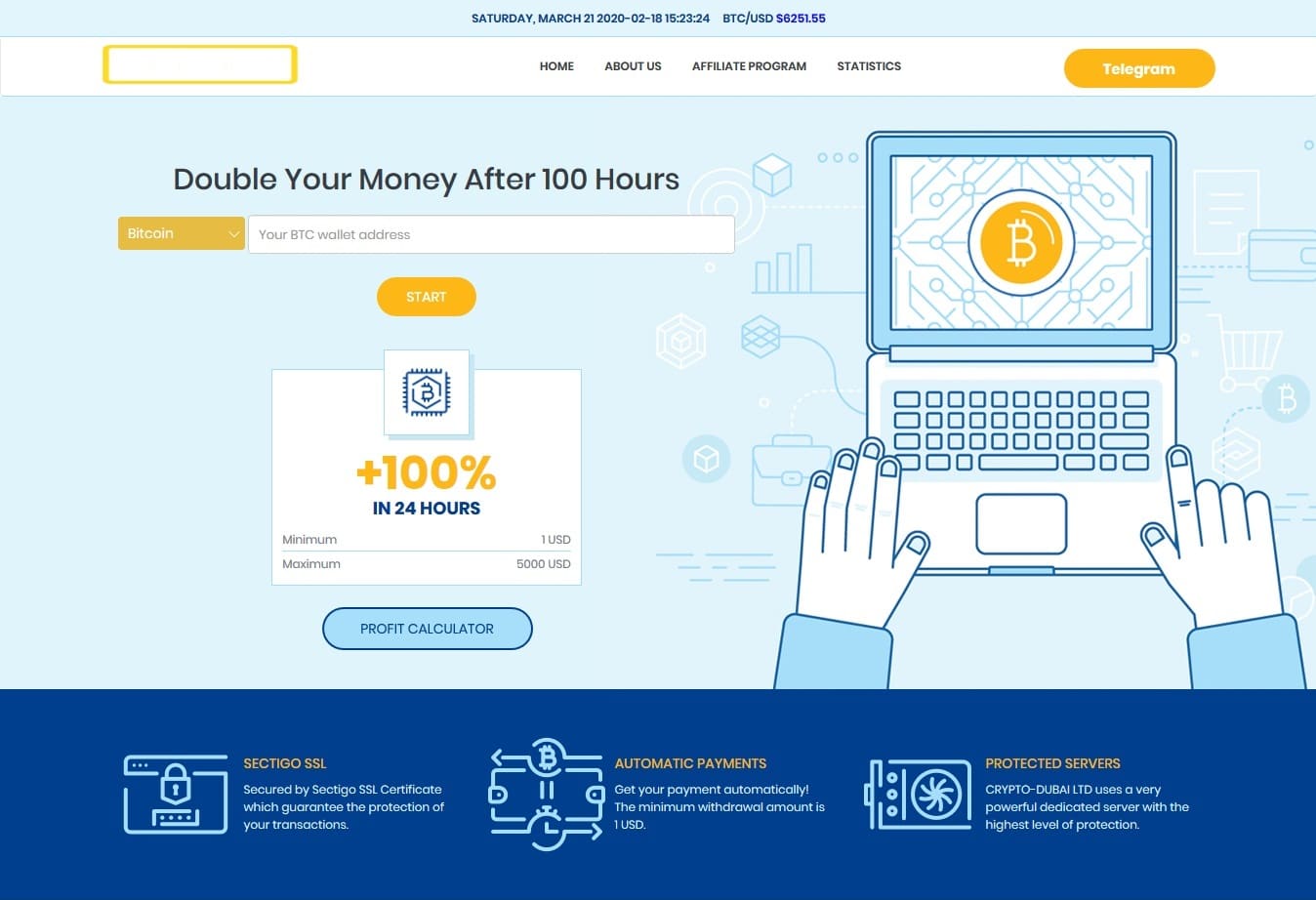 MultiCoin Investment Doubler Script and Template | Bitcoin Doubler